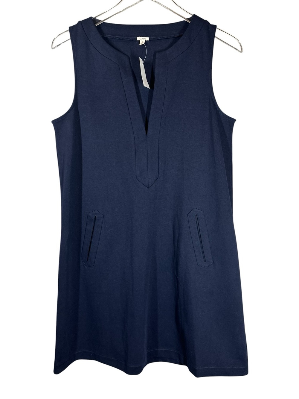 J.CREW Women's Small Navy Sleeveless Shift Dress